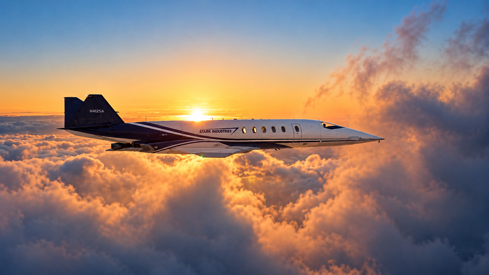 Tony Stark Private Jet